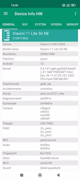 Device Info HW+ screenshot