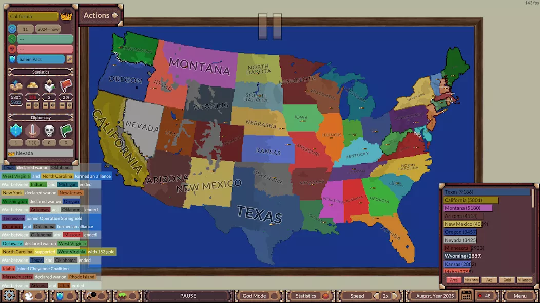 Ages of Conflict World War Sim screenshot