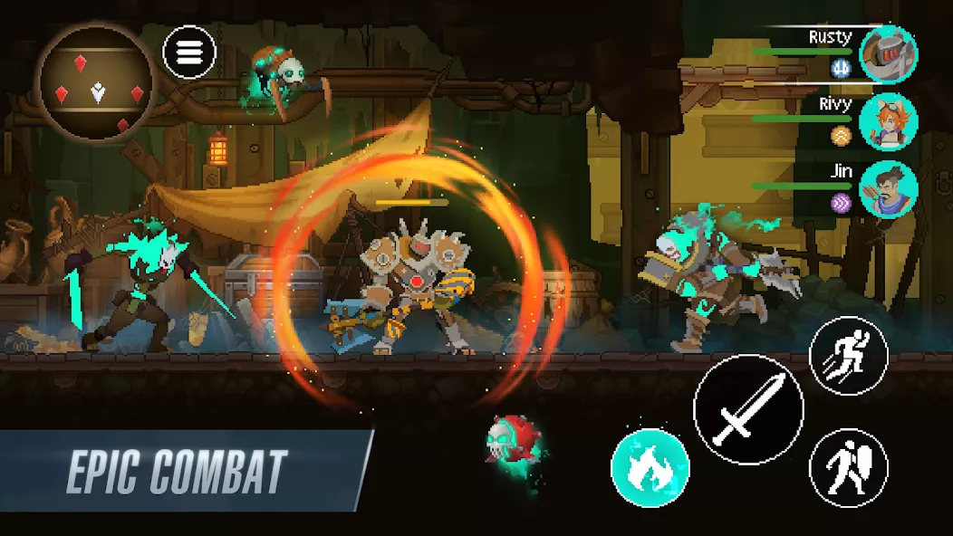 Driftfall: Pixel Action RPG screenshot