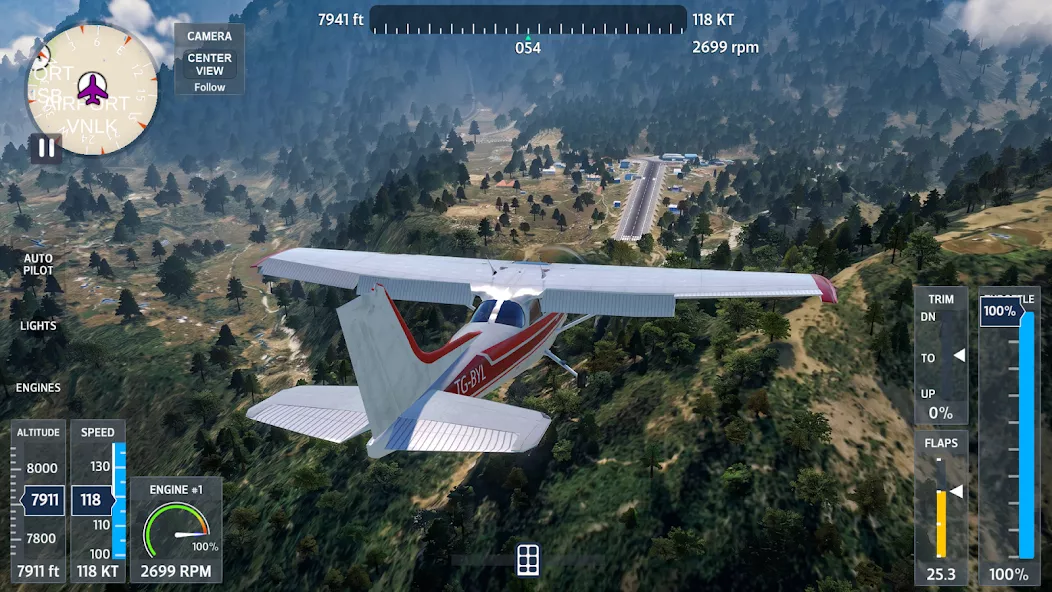 FlyWings 2026 飞行模拟器 screenshot