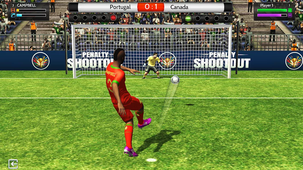 Penalty Shootout World Soccer screenshot