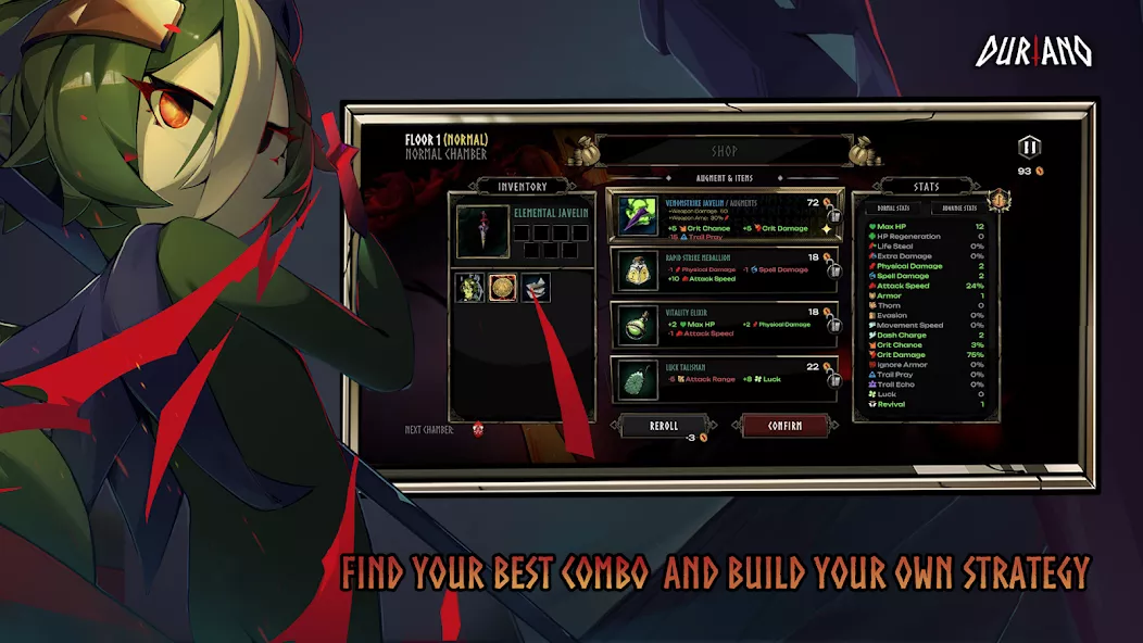 Duriano：Roguelike RPG screenshot