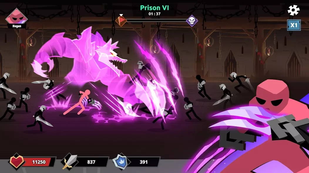 火柴人肉鸽：史诗 RPG screenshot