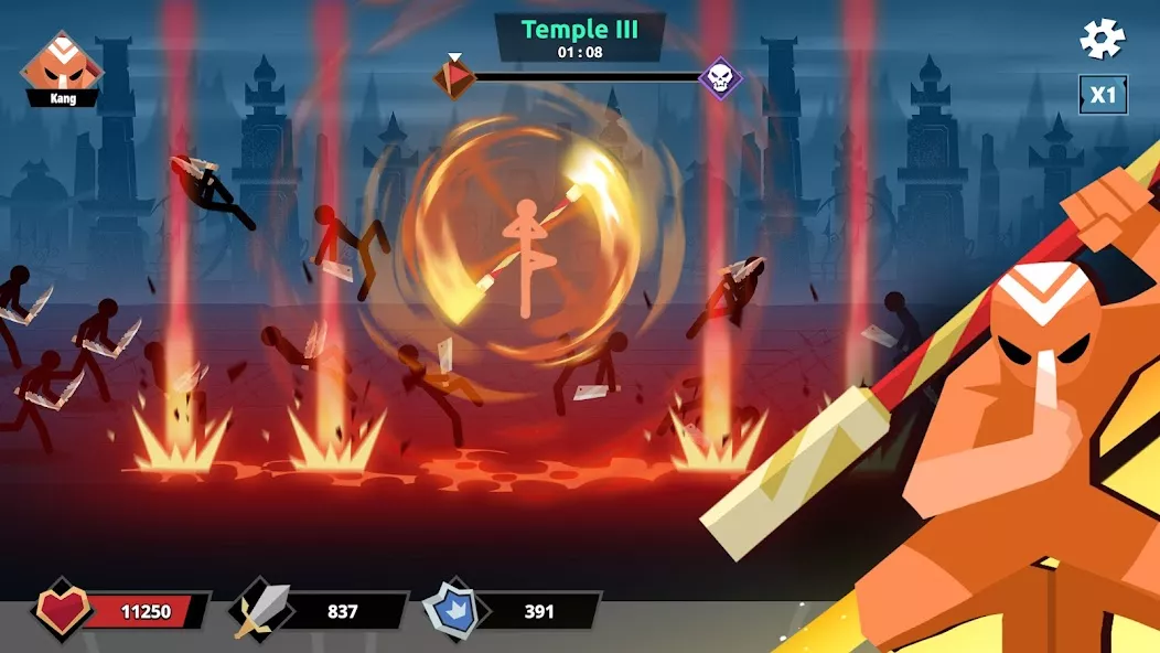 火柴人肉鸽：史诗 RPG screenshot