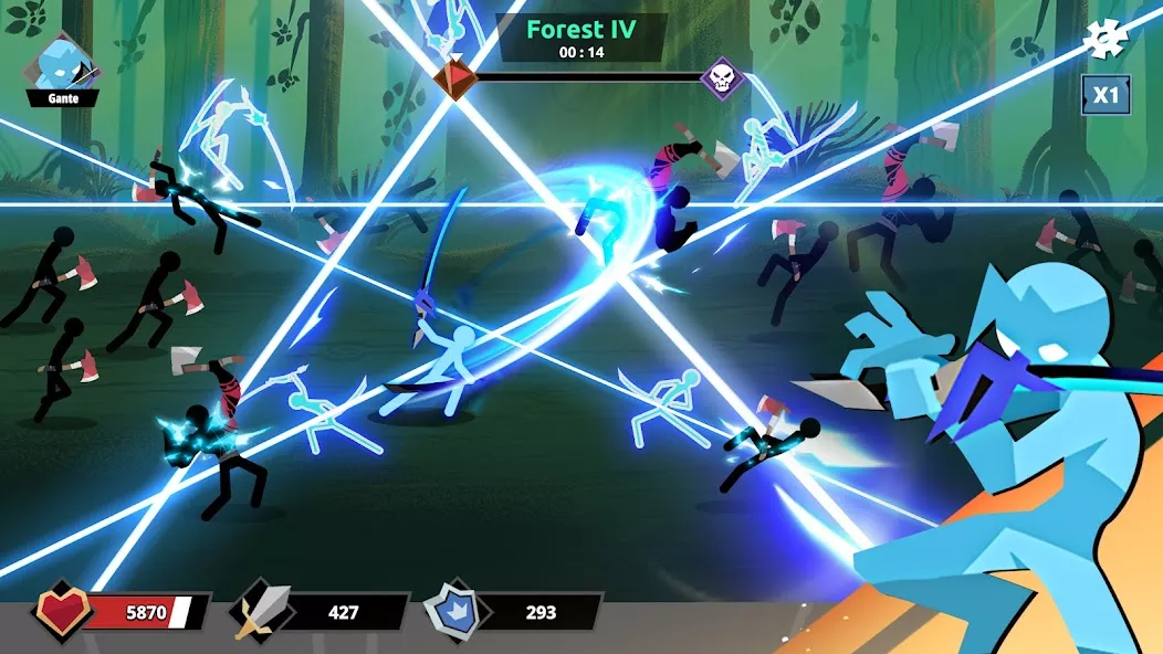 火柴人肉鸽：史诗 RPG screenshot