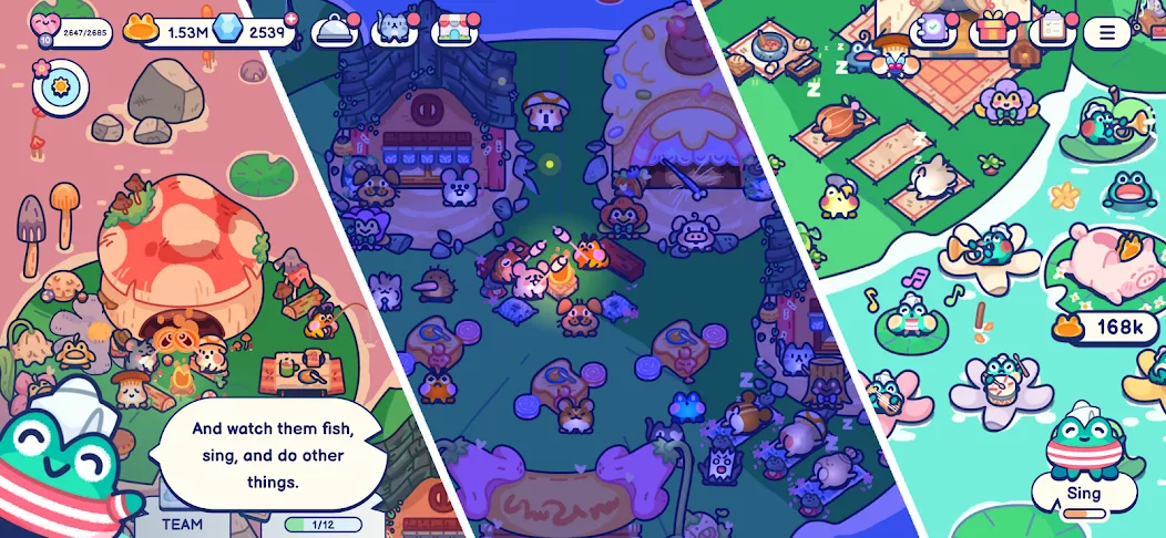 Pond Pals: Cozy Glamping Game screenshot