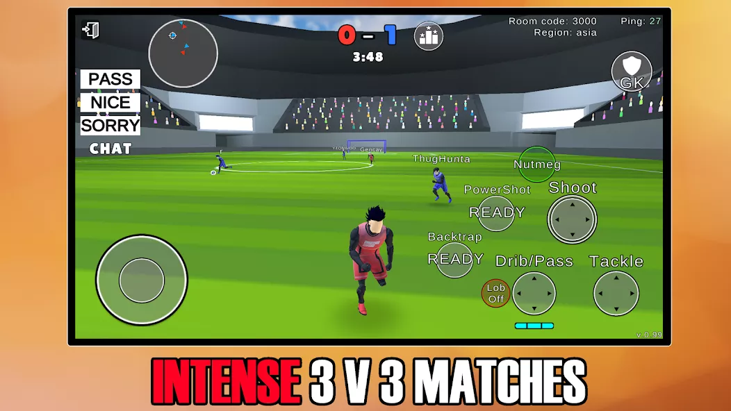 Unmatched Ego 2 – Soccer 3 v 3 screenshot