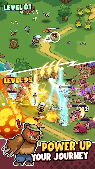 Backpack Legends Adventure RPG screenshot